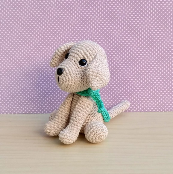 Cachorro Labrador Scott Amigurumi - Imagem 2