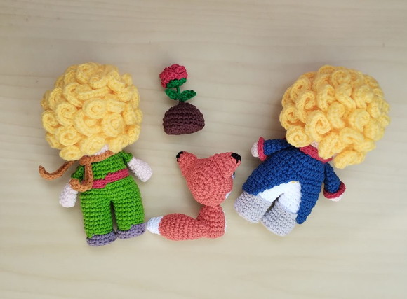 Combo o Pequeno Príncipe com 4 Amigurumis - Imagem 3