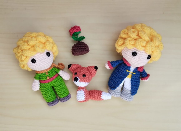 Combo o Pequeno Príncipe com 4 Amigurumis - Imagem 2
