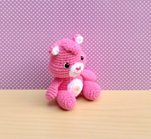 Ursinha Coraçãozinho Amigurumi - Imagem 2