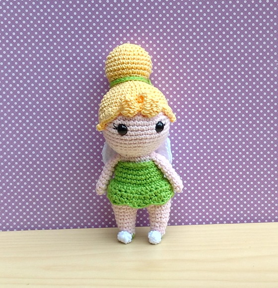 Fada Tinkerbell (sininho) Amigurumi