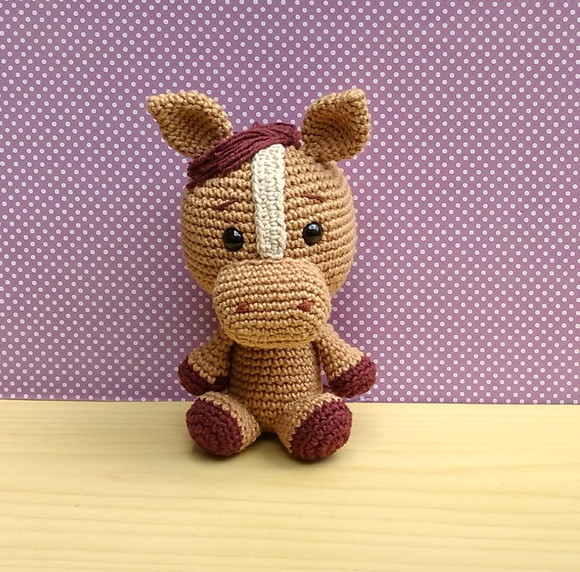 Fazendinha Baby - Cavalo Tobias Amigurumi