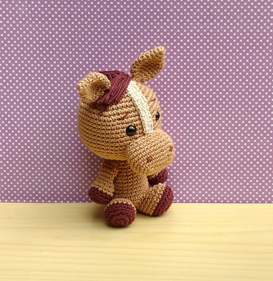 Fazendinha Baby - Cavalo Tobias Amigurumi - Imagem 2