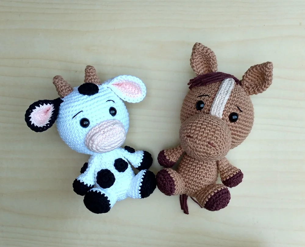 Fazendinha Baby - Cavalo Tobias Amigurumi - Imagem 5