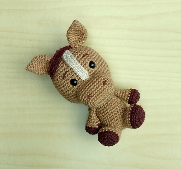 Fazendinha Baby - Cavalo Tobias Amigurumi - Imagem 3