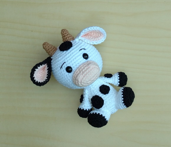 Fazendinha Baby - Vaca Betina Amigurumi - Imagem 3