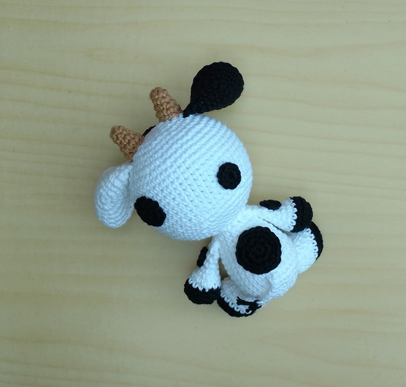Fazendinha Baby - Vaca Betina Amigurumi - Imagem 4