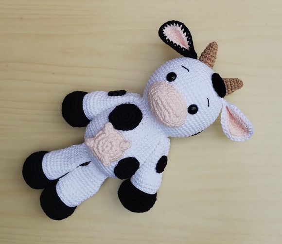 Fazendinha Vaca Milu Amigurumi - Imagem 5