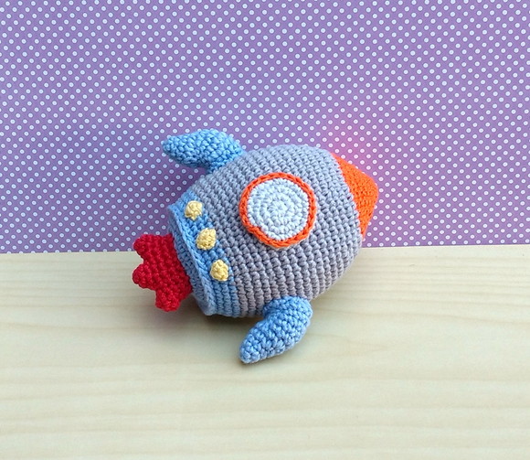 Foguete Niko Amigurumi - espacial - Imagem 2