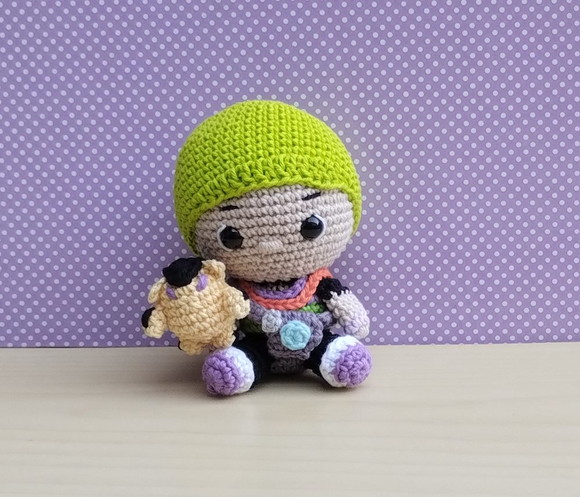 Agente Gekko + Wingman  Amigurumi