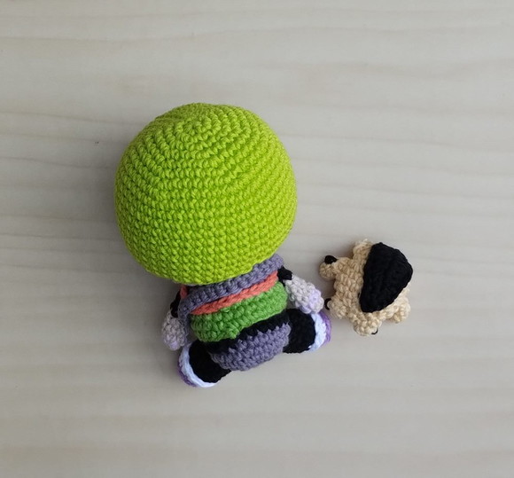 Agente Gekko + Wingman Amigurumi - Imagem 5