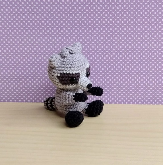 Guaxinim Meeko Amigurumi