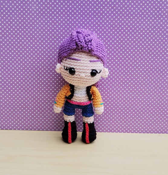Guerreiras do K-pop - Huntrix - Rumi Amigurumi
