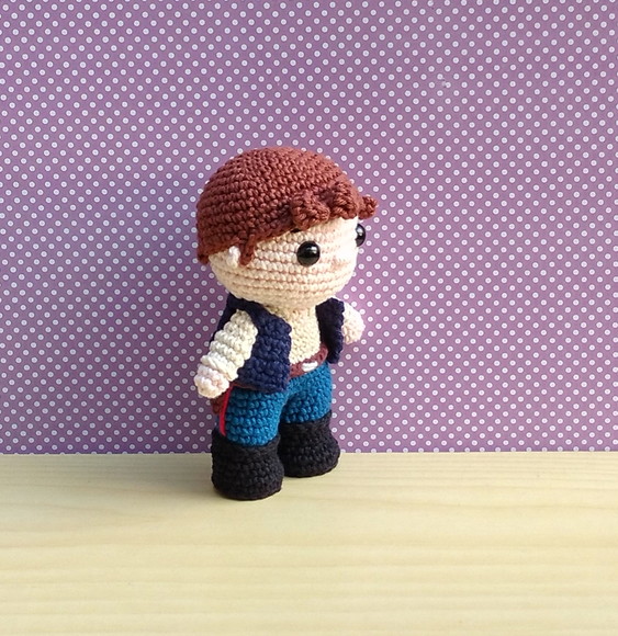 Han Solo Amigurumi - Imagem 2