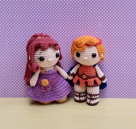 Kit Hércules e Megara Amigurumi - Imagem 2