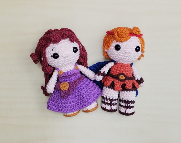 Kit Hércules e Megara Amigurumi - Imagem 3