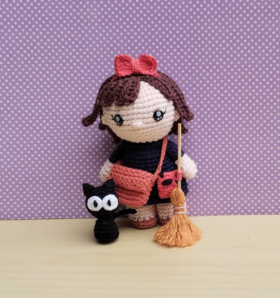 Kit Kiki e Jiji Amigurumi
