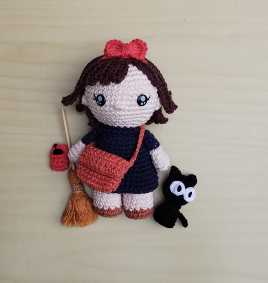 Kit Kiki e Jiji Amigurumi - Imagem 3