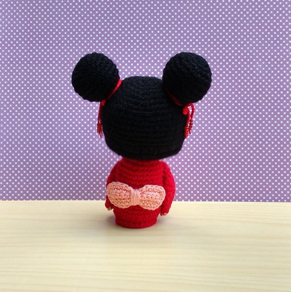 Kokeshi Sayuri Amigurumi - Imagem 4