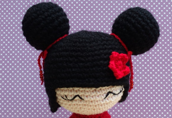 Kokeshi Sayuri Amigurumi - Imagem 2