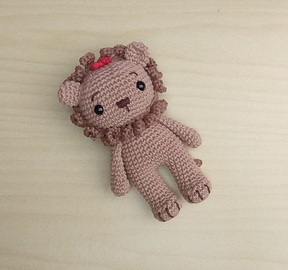Leão Covarde Amigurumi - Imagem 3