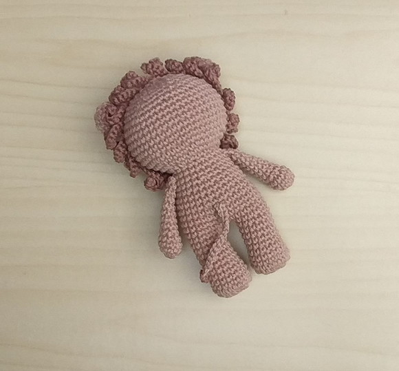 Leão Covarde Amigurumi - Imagem 4