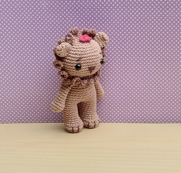 Leão Covarde Amigurumi - Imagem 2
