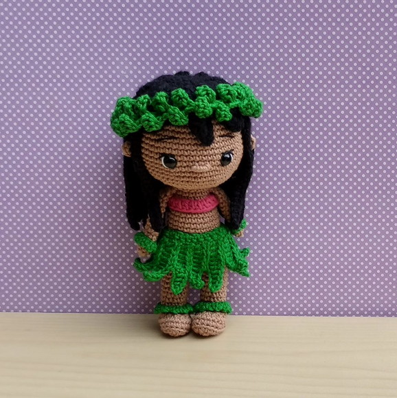 Lilo Hula Amigurumi - Lilo & Stitch