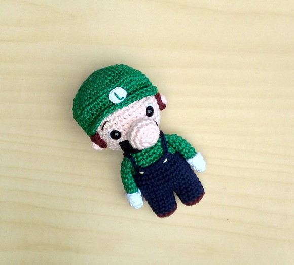 Luigi - chibi Amigurumi - Imagem 4
