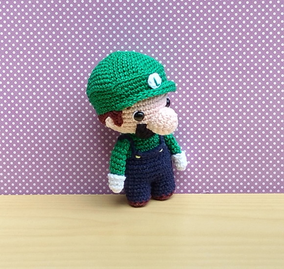 Luigi - chibi Amigurumi - Imagem 2
