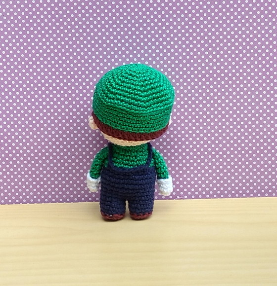 Luigi - chibi Amigurumi - Imagem 3