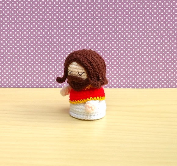 Mini Jesus Amigurumi - Imagem 2
