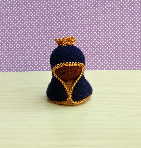 Mini Nossa Senhora Aparecida Amigurumi