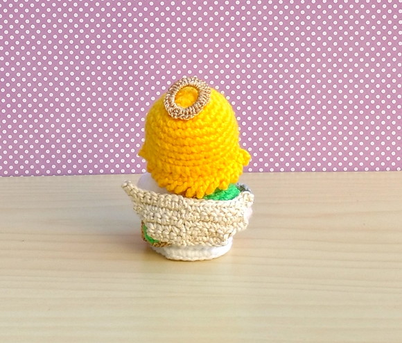 Mini São Rafael Arcanjo Amigurumi - Imagem 3