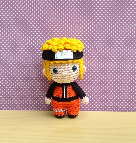 Naruto Uzumaki Amigurumi (naruto Shippuden) * Pronta Entrega