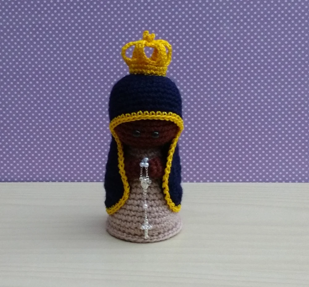 Nossa Senhora Aparecida Amigurumi - Imagem 2