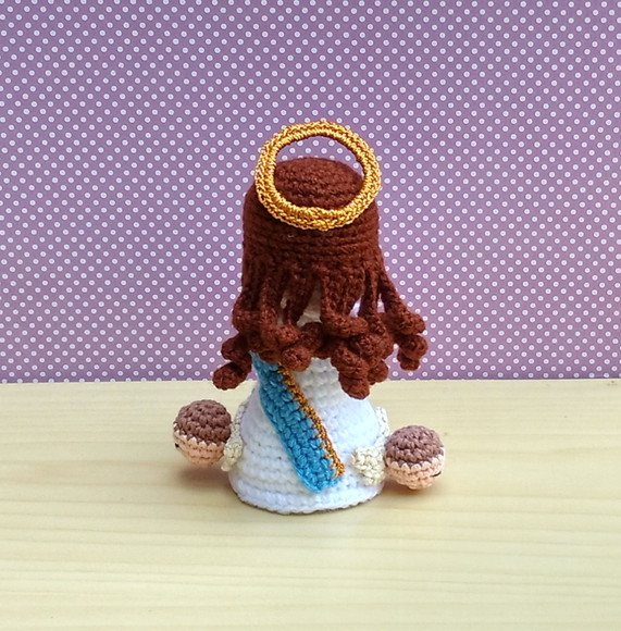 Nossa Senhora da Conceição (Imaculada Conceição) Amigurumi - Imagem 3