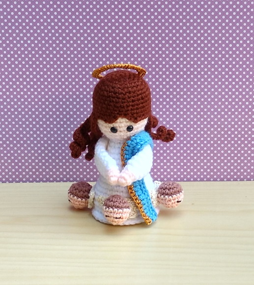 Nossa Senhora da Conceição (Imaculada Conceição) Amigurumi