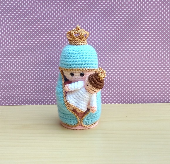 Nossa Senhora da Saúde Amigurumi - Imagem 2