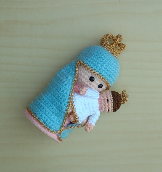 Nossa Senhora da Saúde Amigurumi - Imagem 4