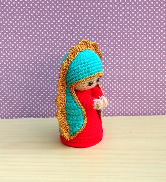 Nossa Senhora de Guadalupe Amigurumi - Imagem 2