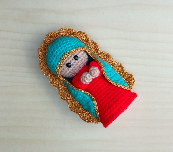 Nossa Senhora de Guadalupe Amigurumi - Imagem 4