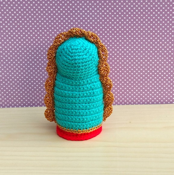 Nossa Senhora de Guadalupe Amigurumi - Imagem 3