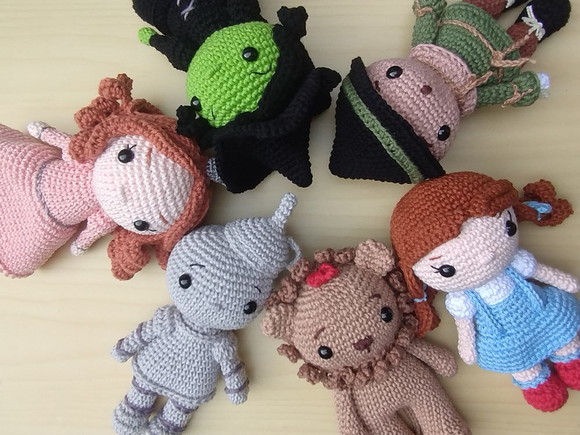 Combo Oz Amigurumi com 6 Personagens - Imagem 3
