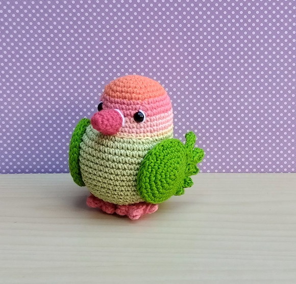 Pássaro do Amor Love Amigurumi - Imagem 4