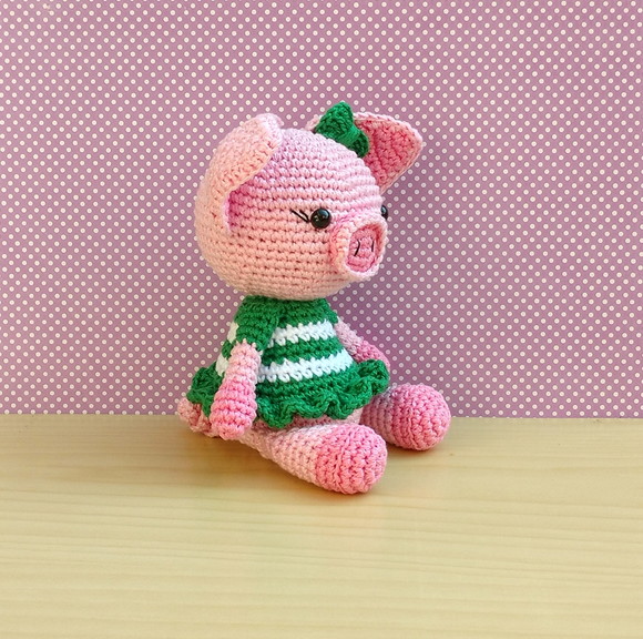 Porquinha Duda Amigurumi - Imagem 2