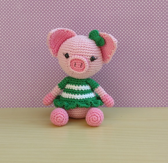 Porquinha Duda Amigurumi