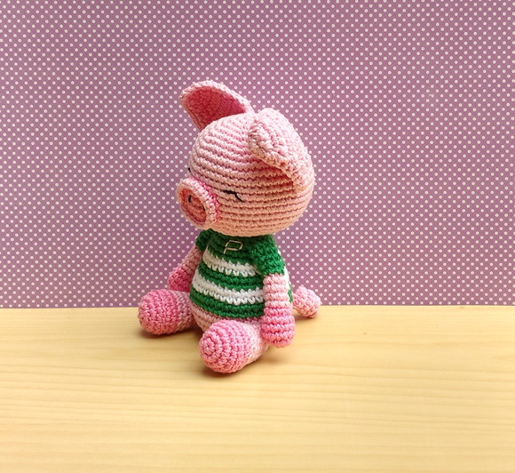 Porquinho Peppo Amigurumi - Imagem 2