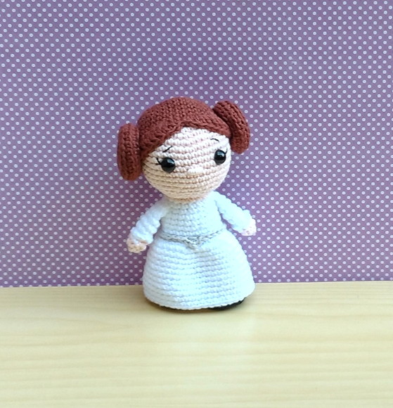 Princesa Leia ( Star Wars ) Amigurumi