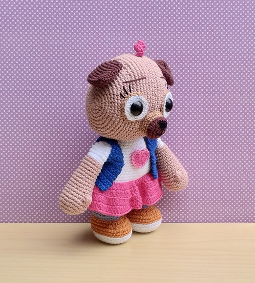 Pug Chip Amigurumi - Imagem 2